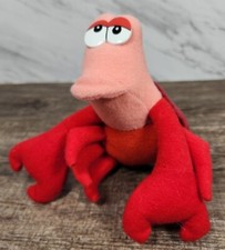 Disney World Disneyland Sebastian Plush Lobster The Little Mermaid Disney