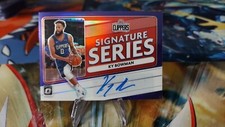 2020-21 Ky Bowman Optic Purple Signature Series Auto Card Los Angeles Clippers