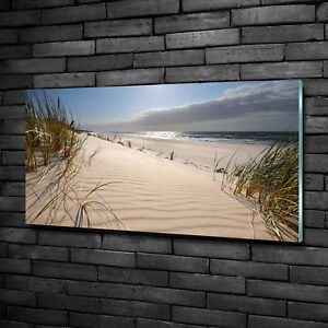 Glasbilder 100x50 Wandbild Druck auf Glas Sonne Meer Strand Landschaft