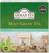 Ahmad Tea Mint Green Tea | Green Tea - 100 Teabags 0.08 per strip