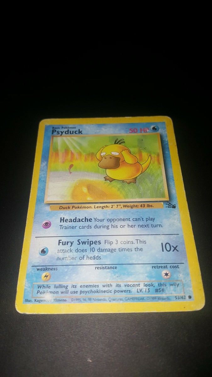 Pokemon psyduck 53/62 1995 | eBay Pokemon psyduck 53/62 1995 | eBay