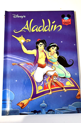 Walt Disney's Aladdin Hardcover Book Disney's Wonderful World Of
