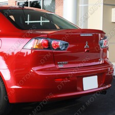 For 2008-2017 Mitsubishi Lancer Evo 10 Painted Red Rear Trunk Duck Lid Spoiler For 2008-2017 Mitsubishi Lancer Evo 10 Painted Red Rear Trunk Duck Lid Spoiler