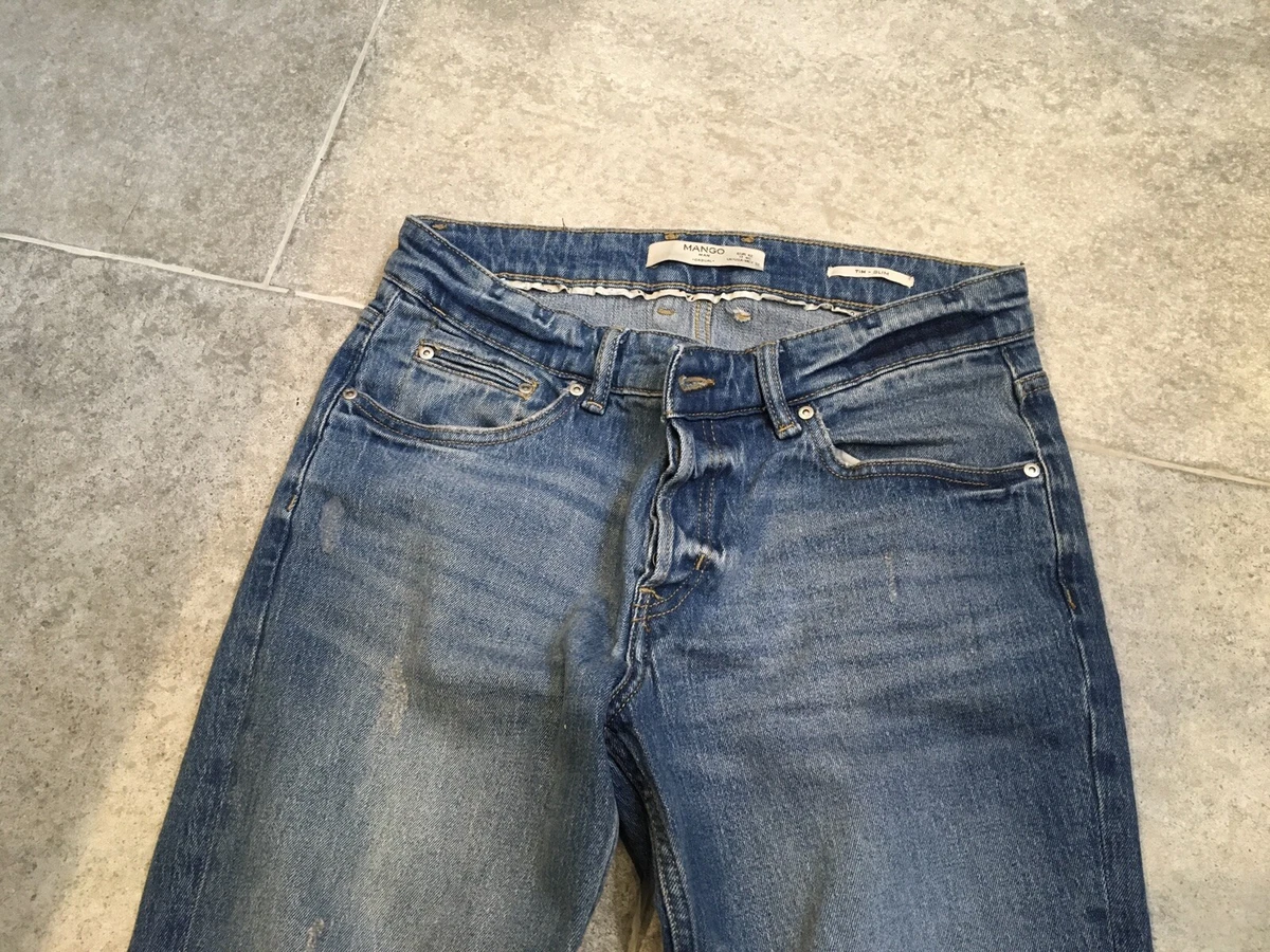 Mens Mango Tim Denim Jeans 32 Slim