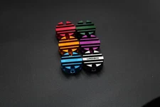 Tamiya R/C CW01 LUNCHBOX Aftermarket CNC Alloy Heatsink Silver & Mixed Colours