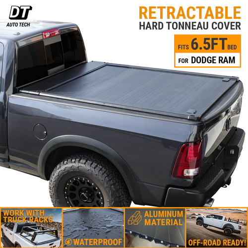 Fits 022021 Ram 1500/2500 Tonneau Cover 6.5ft Bed Retractable Waterproof Hard eBay