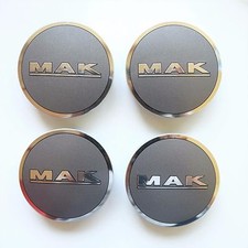 N.4 CAPS COPRIMOZZO MAK WHEELS ORIGINALI GENUINE C004 68mm 8010008530