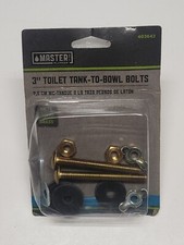 Toilet Tank-To-Bowl Bolt Kit Brass Bolts 3" with Washers and Nuts 403642 MP 1qty