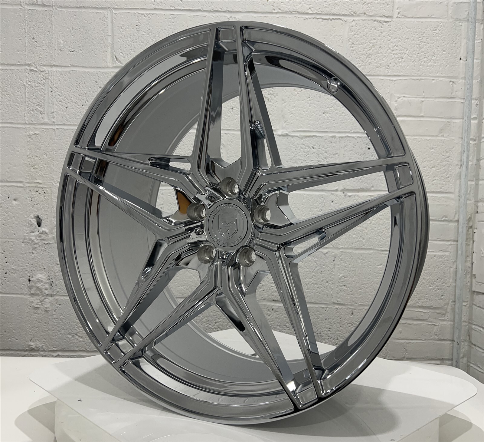 4 HP5 20 inch STAGGERED Chrome Rims fits 2016 Maserati Gran Turismo + Hardware
