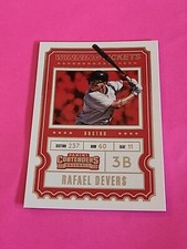 2020 Rafael Devers Winning Tickets Panini Contenders #WT-13