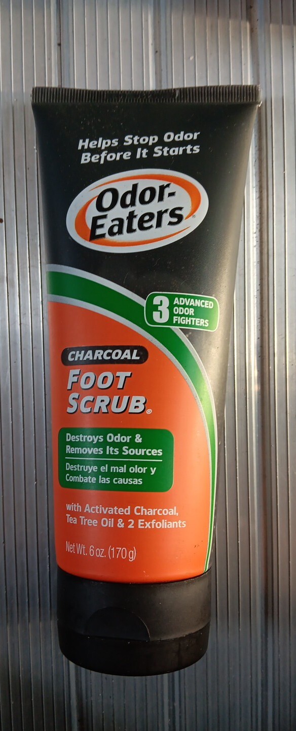 Odor Eaters Charcoal Foot Scrub 6 oz (AA16) eBay