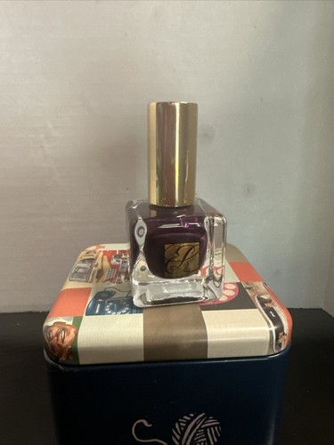 Estee Lauder Pure Color GN ~Black Plum Nail Polish - Picture 1 of 3