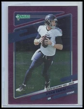 Ryan Tannehill Donruss 2021 #11 Stat Line Purple /500