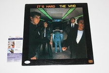 THE WHO PETE TOWNSHEND SIGNED 'IT'S HARD' ALBUM VINYL RECORD LP JSA COA BAND 1