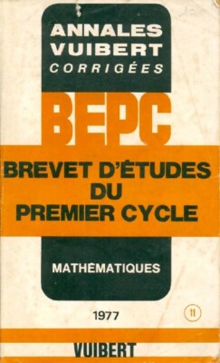 B.E.P.C. korrigierte Annalen 1977 : ... - Unbekannt - V1964439