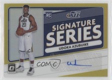 2020-21 Donruss Optic Signature Series Gold Prizm 6/10 Udoka Azubuike Auto 07rd