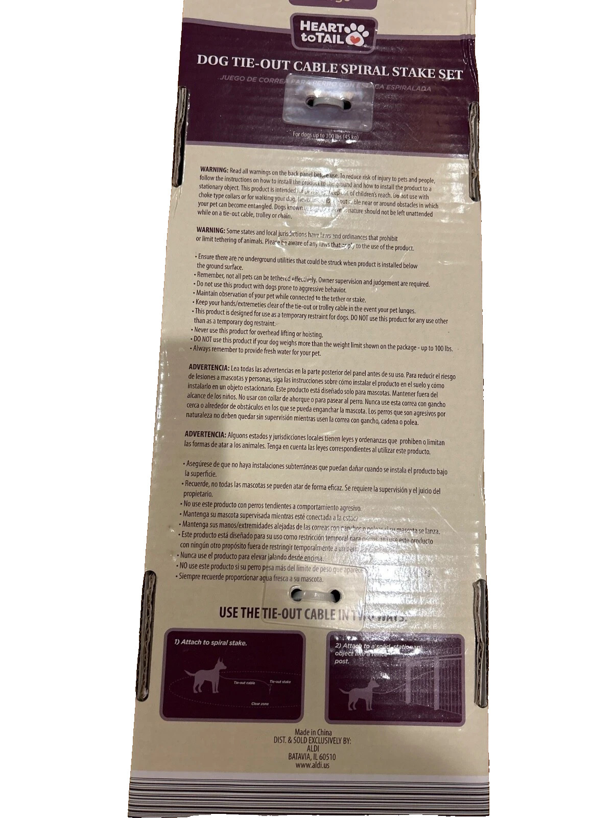 Dog Tie Out Cable and Stake,With 30FT Heavy Duty Cable,360° Swivel Dog Run Stake