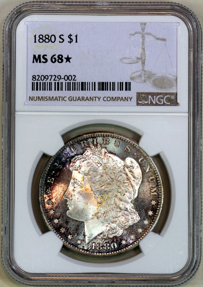 Silver MS 68 Graded Morgan US Dollars 1878-1921 for sale | eBay