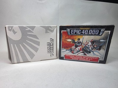 Warhammer Epic 40k Imperial Guard Detachment. Neu auf Anguss mit Artwork Box.