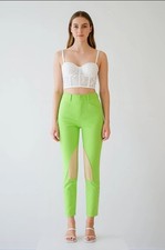 VTG Ralph Lauren Jodhpurs Equestrian Riding Breeches Pants Lime Green Sz 4 RARE