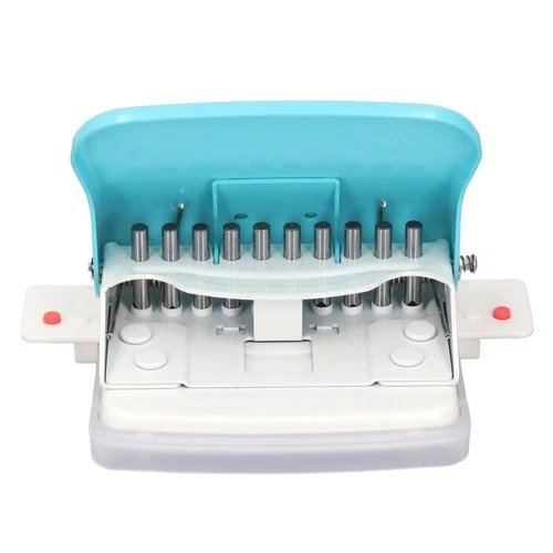 Binding Machine, 10-Hole, Paper Binder Machine, Handheld Portable Spiral