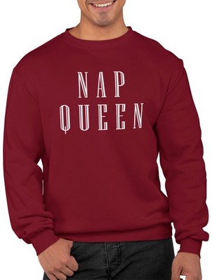 Nap Queen Sweatshirt Damen lustig süß bequem Tumblr Winter Oberteil Pullover