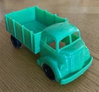 MARX TOYS Freight Terminal Enclosed Sides Green Plastic Truck 1950’s