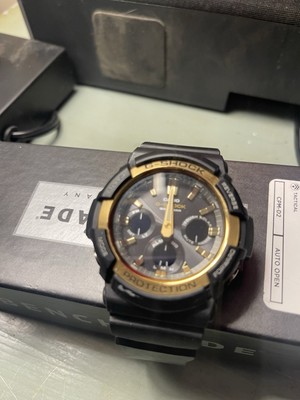 カシオCASIO G-SHOCK Gショック Casio G-Shock 5445 Gas-100 Gold And Black Solar Watch | eBay