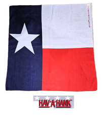Hav-A-Hank TEXAS STATE FLAG Lone Star BANDANA Neck Scarf Head Wrap Face Mask