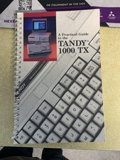 Vintage Tandy 1000 TX Practical Users Guide Manual 1987