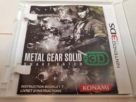 Metal Gear Solid 3D: Snake Eater Complete CIB Excellent (Nintendo 3DS, 2012)
