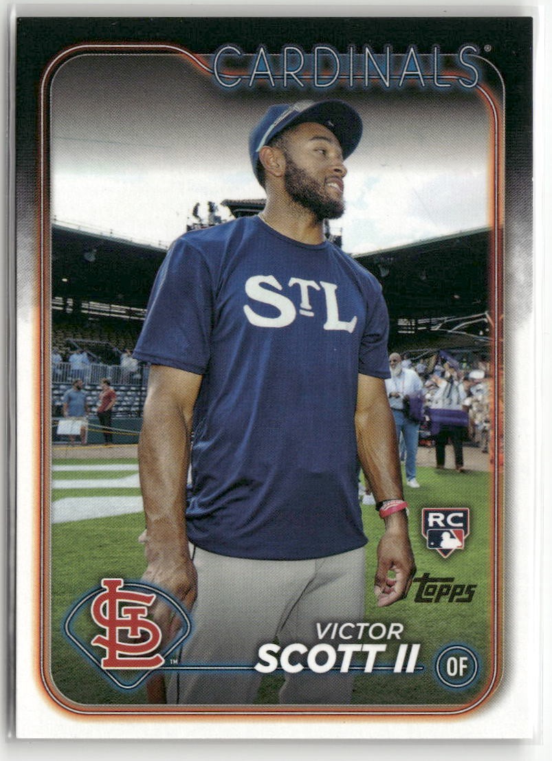 2024 Topps Update #US2 Victor Scott II Golden Mirror SP