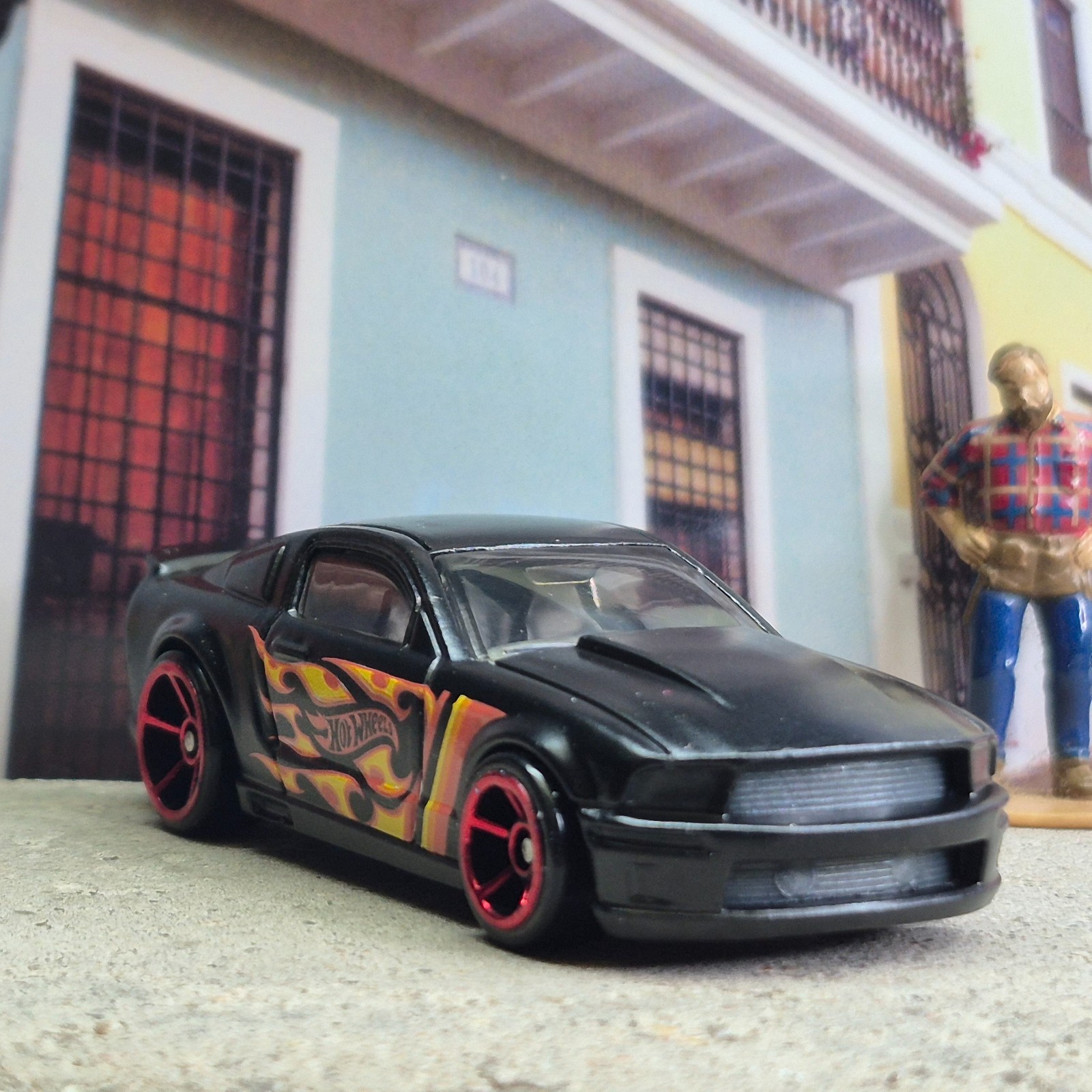 '18 HOT WHEELS 2007 FORD MUSTANG LOOSE 1:64 SCALE HW FLAMES SERIES