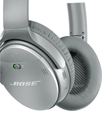 Used Bose QuietComfort 35 Wireless Silver Acoustic Noise