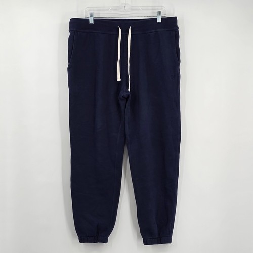 Pantalones deportivos Cremieux Classics para hombre L azul puños elásticos cordón - Imagen 2 de 8