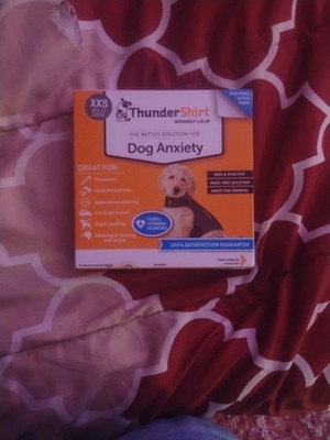ThunderShirt Dog Anxiety Vest Solid Gray XXS