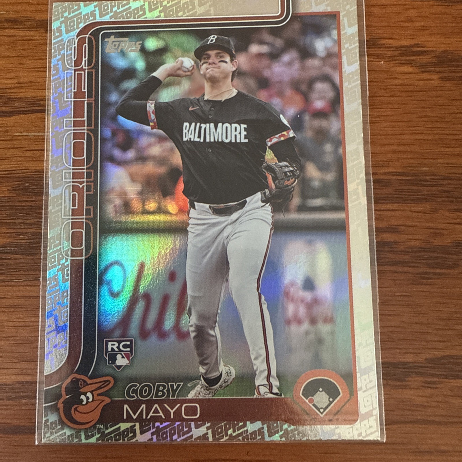2025 Topps Series 1 - Coby Mayo #20 Topps Foil Pattern (RC)