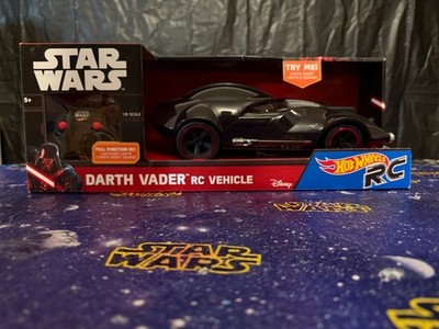 STAR WARS -Darth Vader RC Remote Control Vehicle 1:18 Hot Wheels 2015 BRAND NEW!