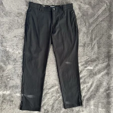 Nike Golf Men's Dri-FIT Flat Front Pants Black Performance Golf Pants Sz 34x30