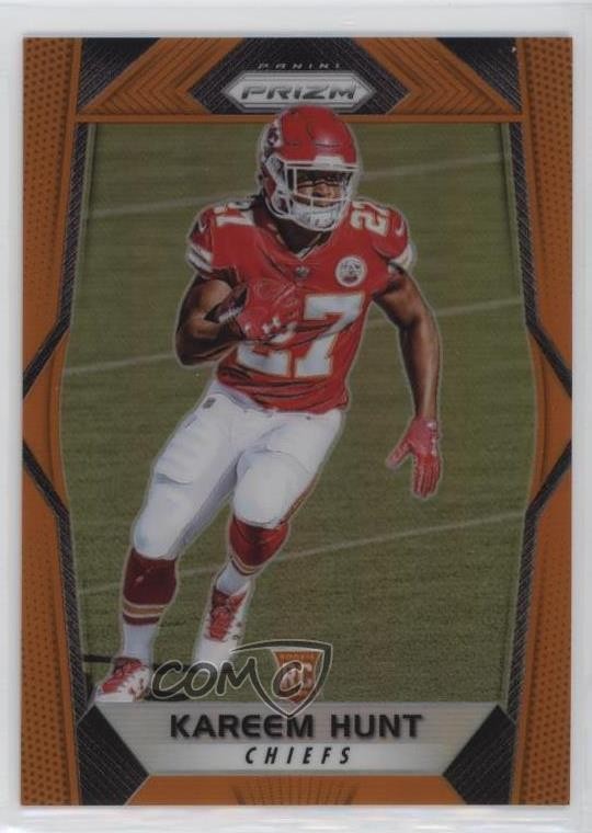 2017 Panini Prizm Rookies Orange Prizm 209/275 Kareem Hunt #253 Rookie RC 0o4t