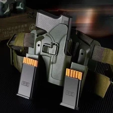 Pistol Style Jet Torch Lighters with 3 Cigarette Case Windproof Gas Cigar