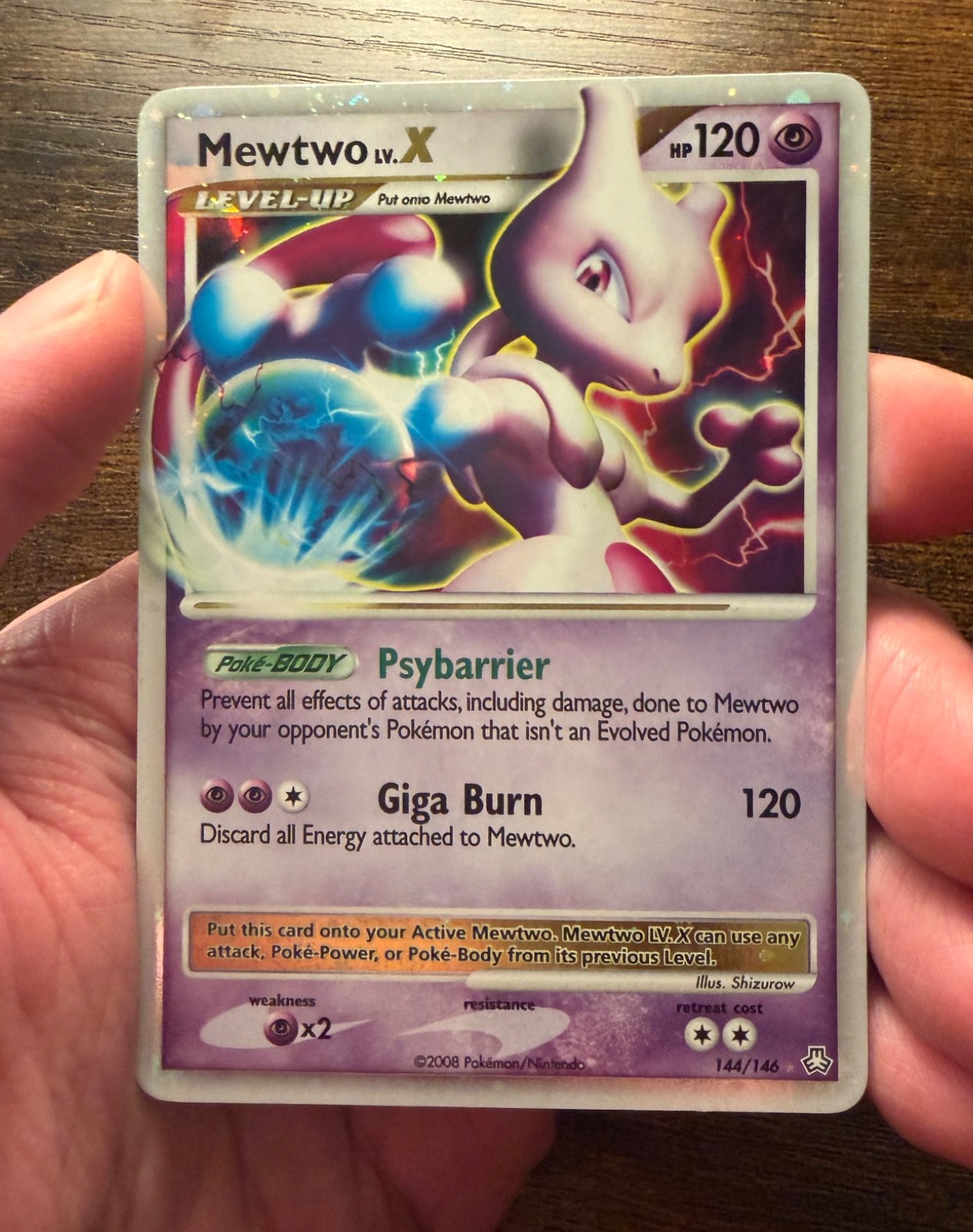 Pokemon - Mewtwo Lv.X #144 - Legends Awakened - English