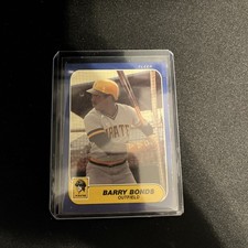 1986 Fleer Update Baseball Barry Bonds Rookie Card#u14 . rookie card picture