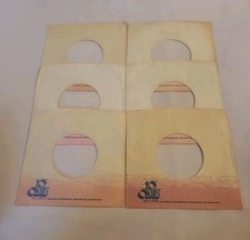 45 RPM 7" RECORD SLEEVES CO. SLEEVE 6 PACK SEE PHOTOS 20th Century SLV321