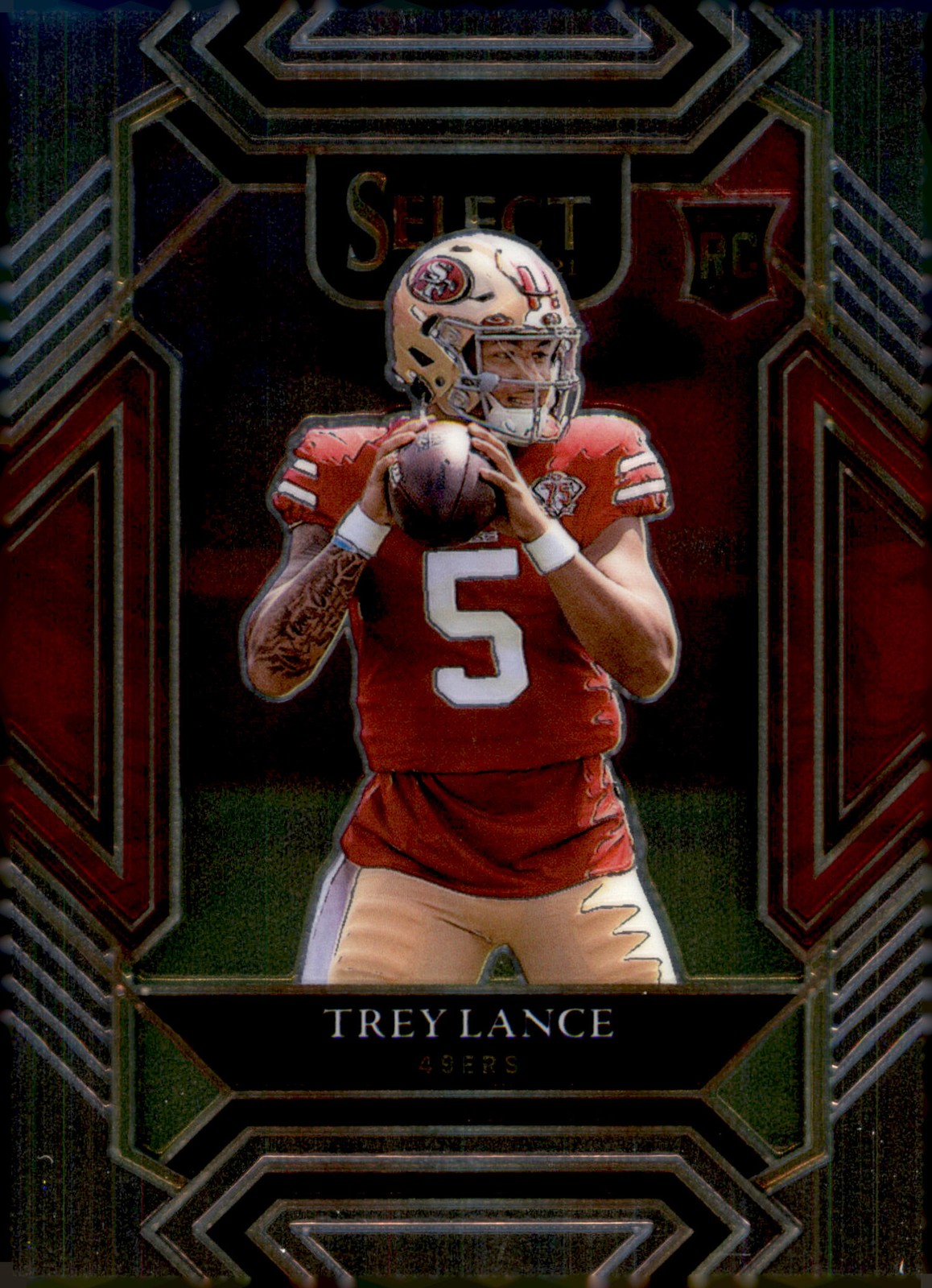 2021 Panini Select #245 Trey Lance