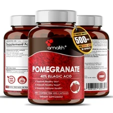 Pomegranate Extract Punica Granatum immunity Supplement 10000mg 90 Capsules