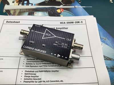 FEMTO HCA-200M-20K-C Low Noise Voltage Amplifier 200MHZ