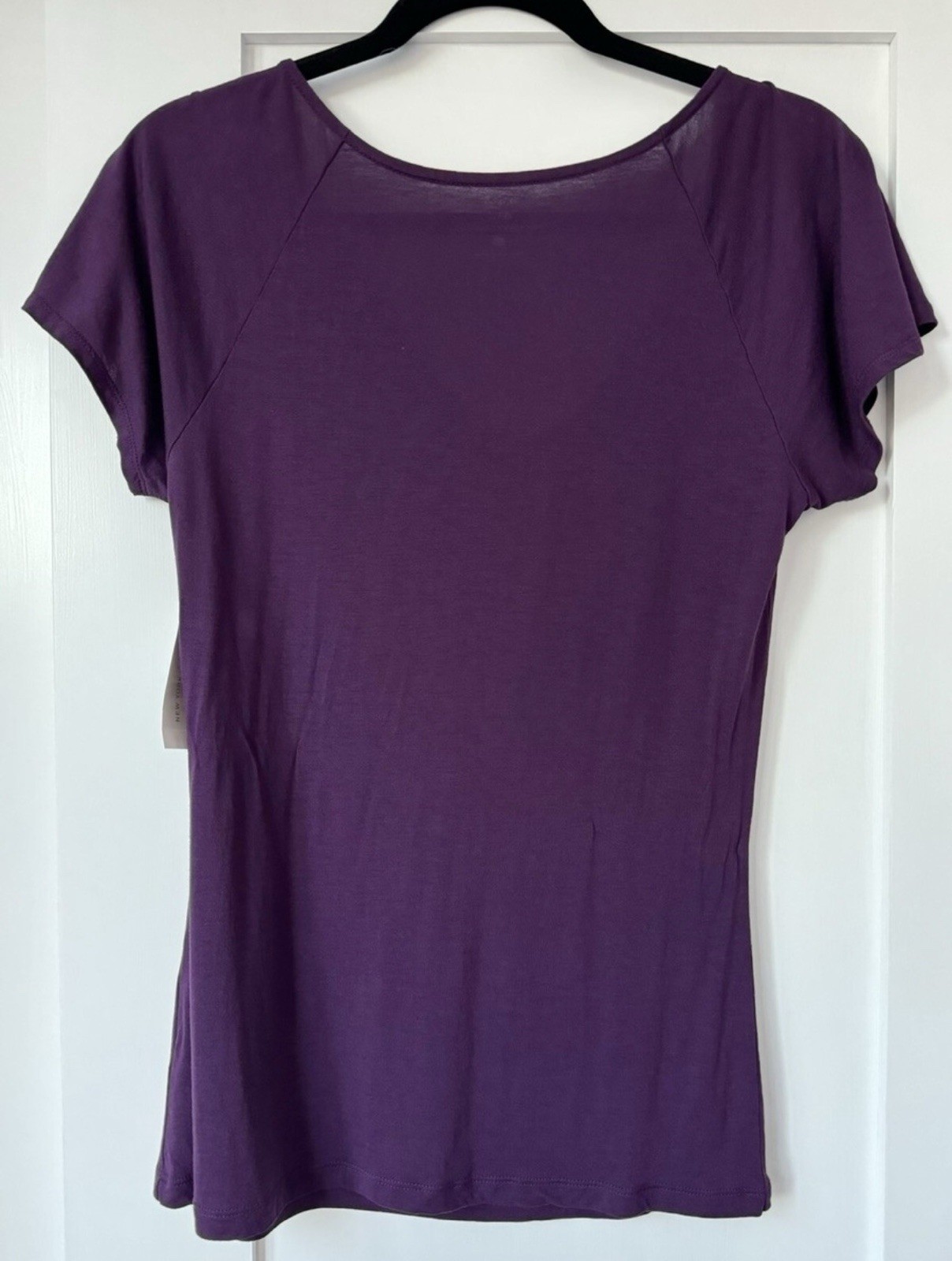 New York and Company Draped Top -Medium