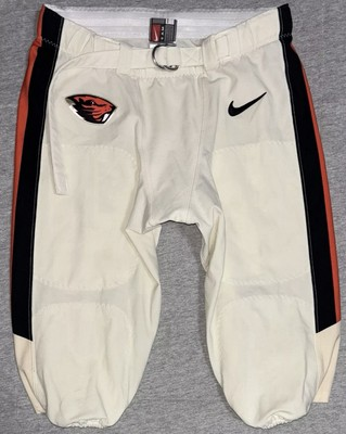 #ad Oregon State Beavers PE Game Worn CREAM Nike Football Pants W Belt Various Sizes $11.48
