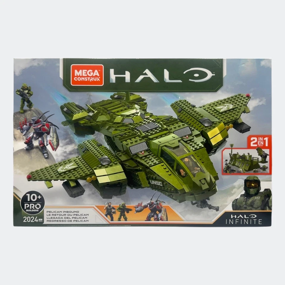 Mega Construx Halo Infinite - Pelican Inbound [2‑in‑1 Set] – 2024 pcs - New - Image 2 of 4